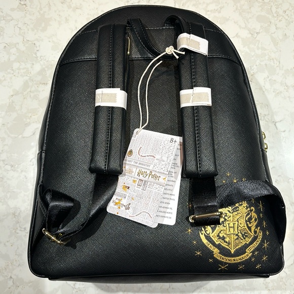 Loungefly Harry Potter Trilogy Series Triple Pocket Mini Backpack - Picture 5 of 16